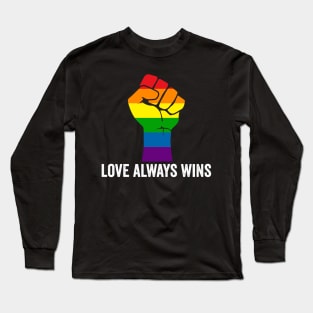 LGBTQ Love Always Wins Long Sleeve T-Shirt